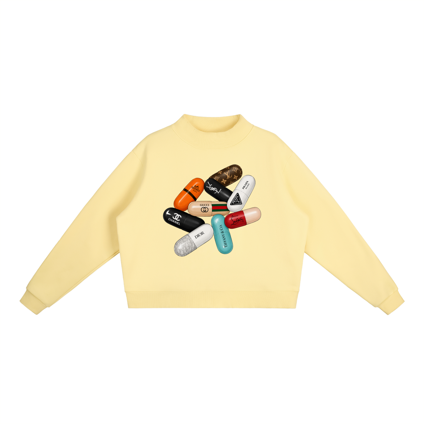 Designer Drugs Mock-Neck Sweatshirt
