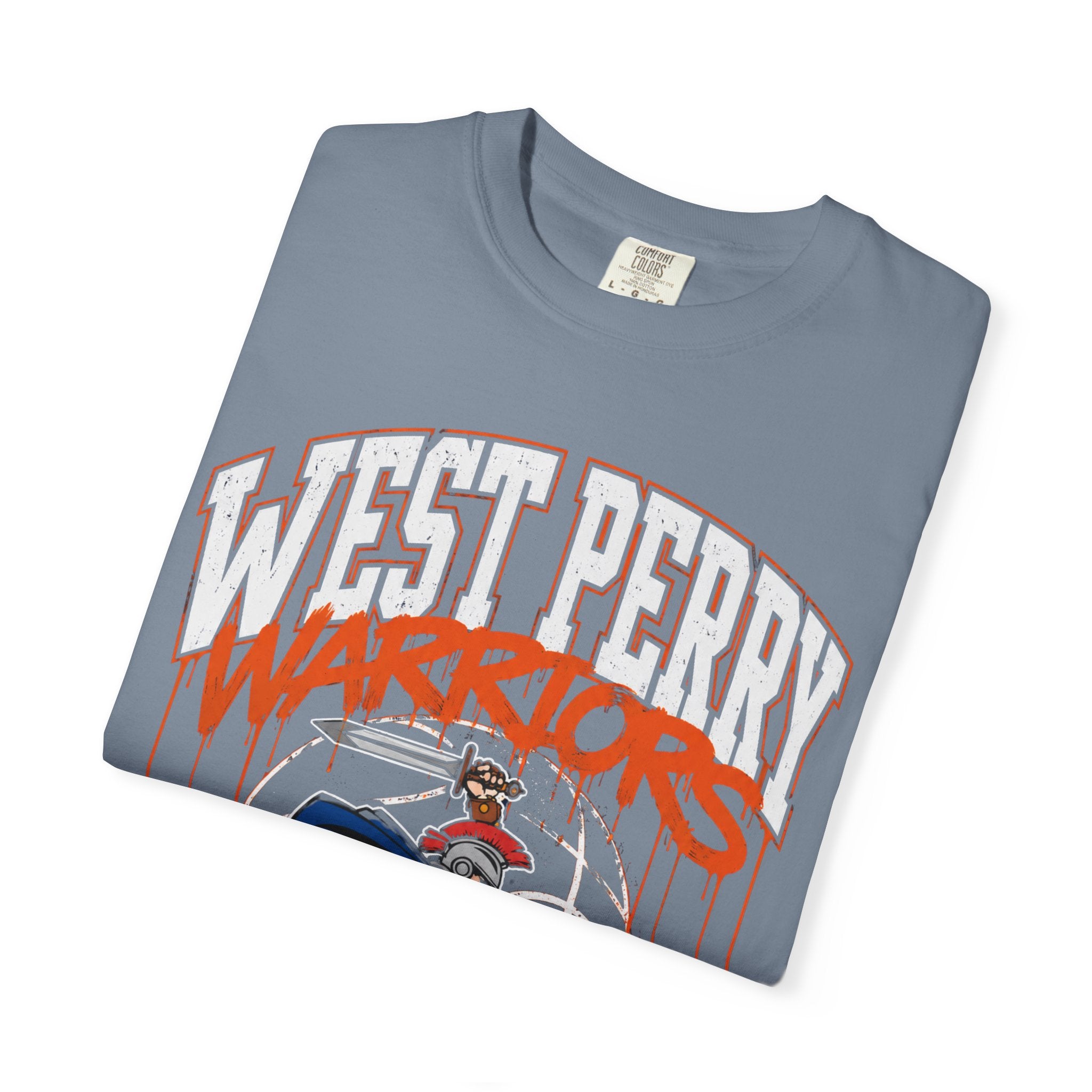 West Perry Warriors Basketball Graffiti T-Shirt