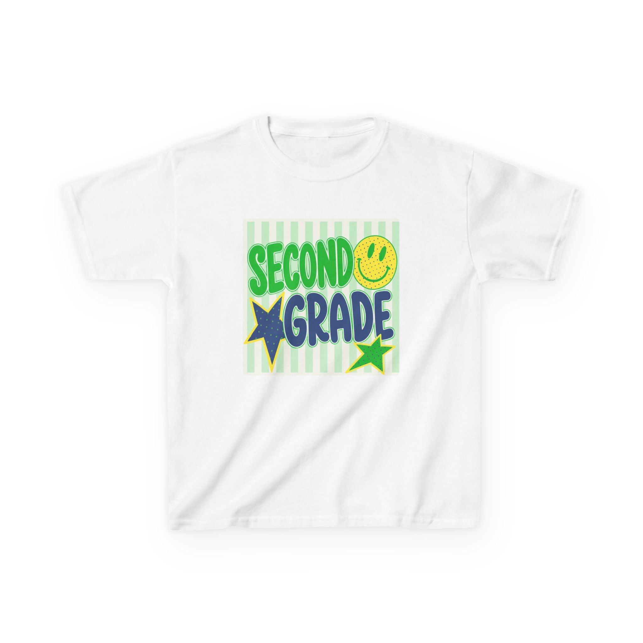Second Grade Smiley Kids T-Shirt — Boys