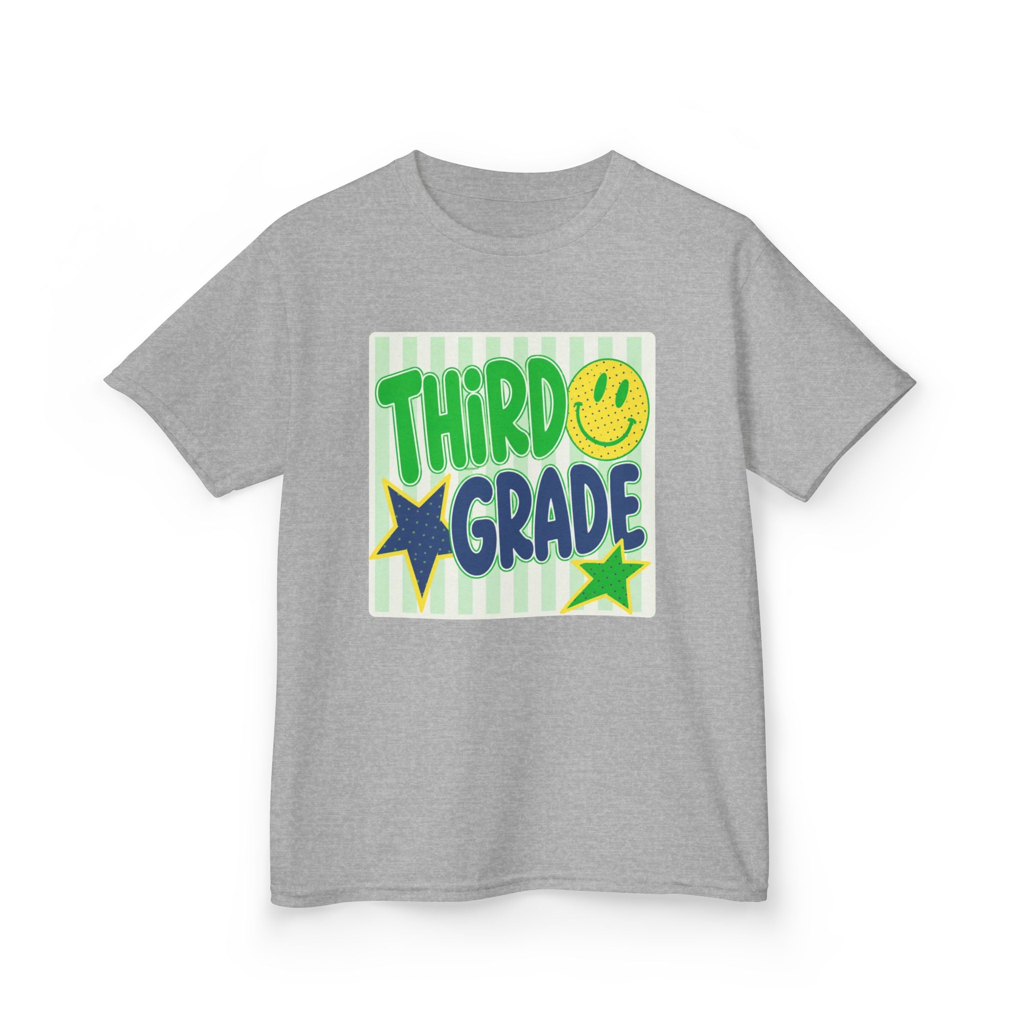 Third Grade Smiley Kids T-Shirt — Boys
