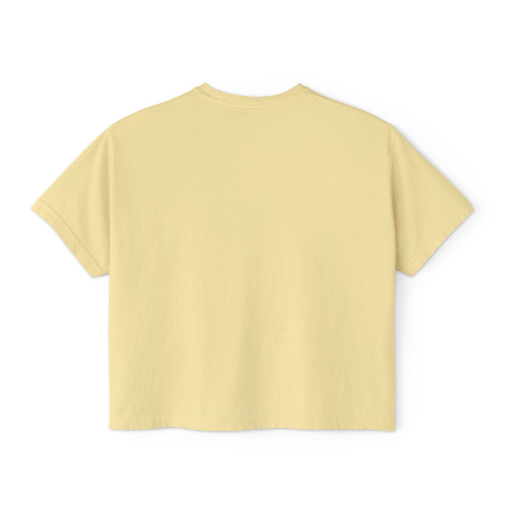 Bad Day to Be a Hotdog Boxy Tee — Cute Kawaii Snack Graphic Women's Shirt