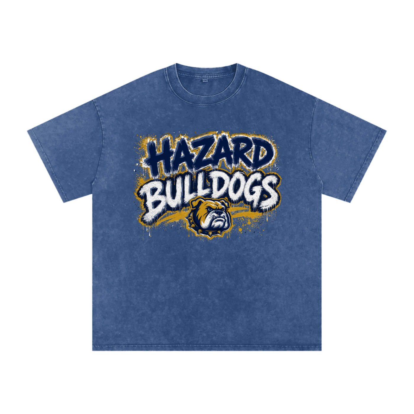 Hazard Heavyweight Snow Washed Oversized Tee