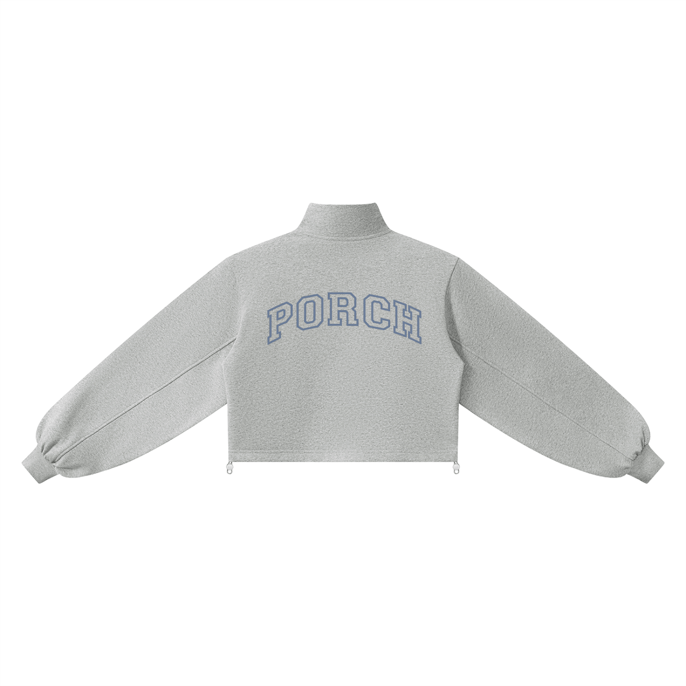 Porch Mockneck Quarter-Zip Sweatshirt - Blue