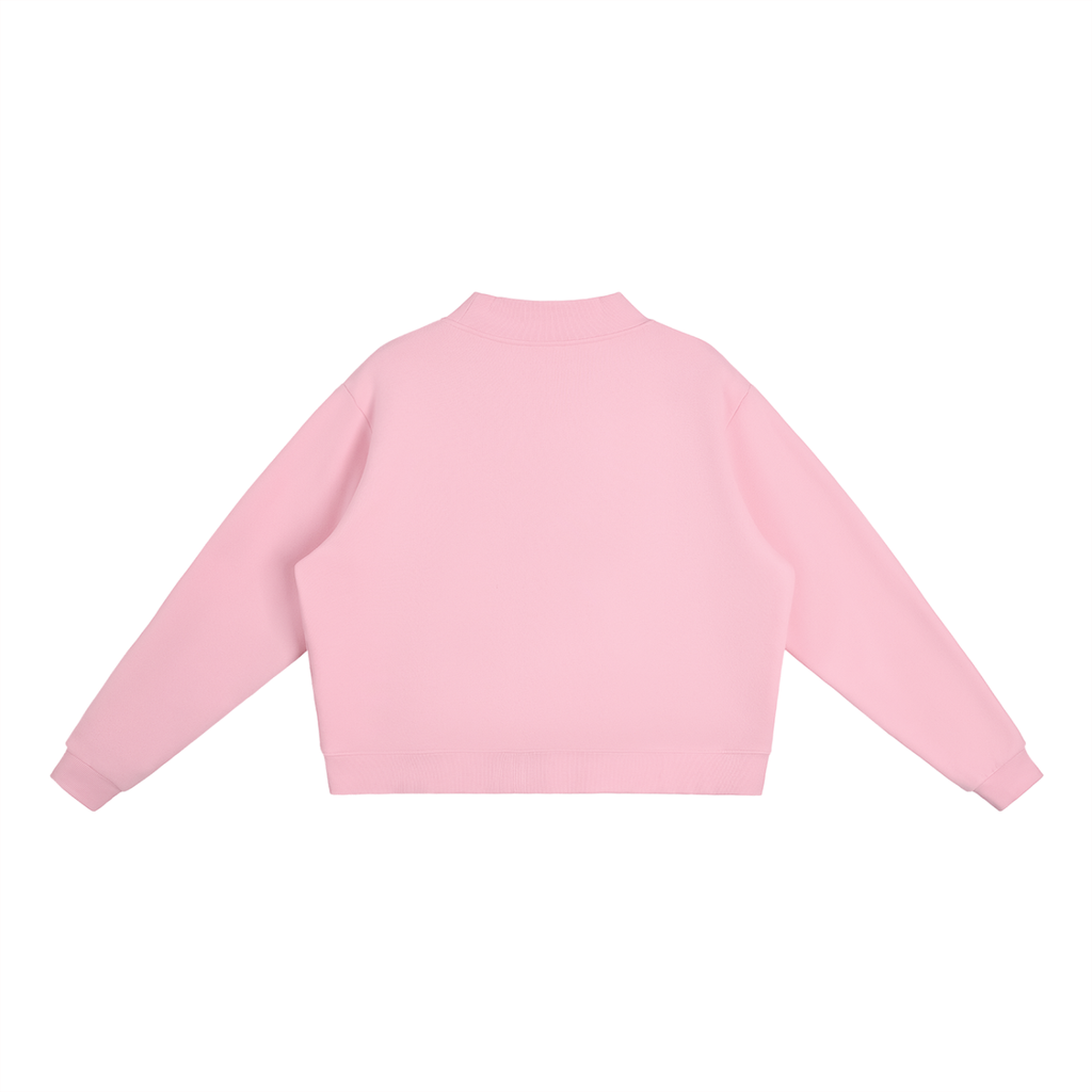 Porch Varsity Mockneck - White