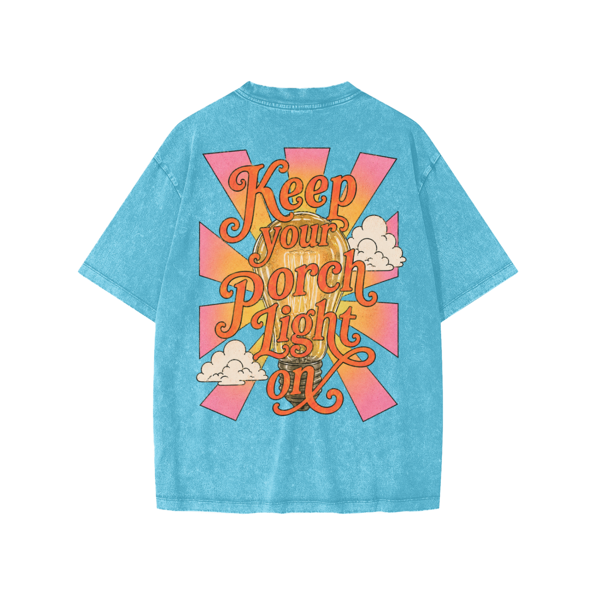 keep your porch light on - kids tee