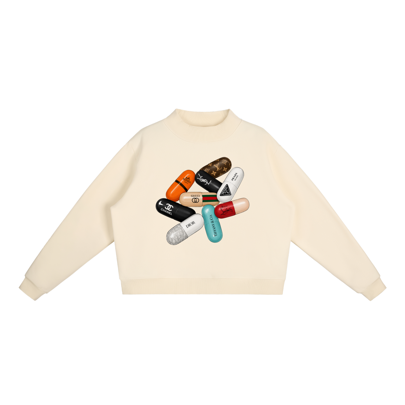 Designer Drugs Mock-Neck Sweatshirt