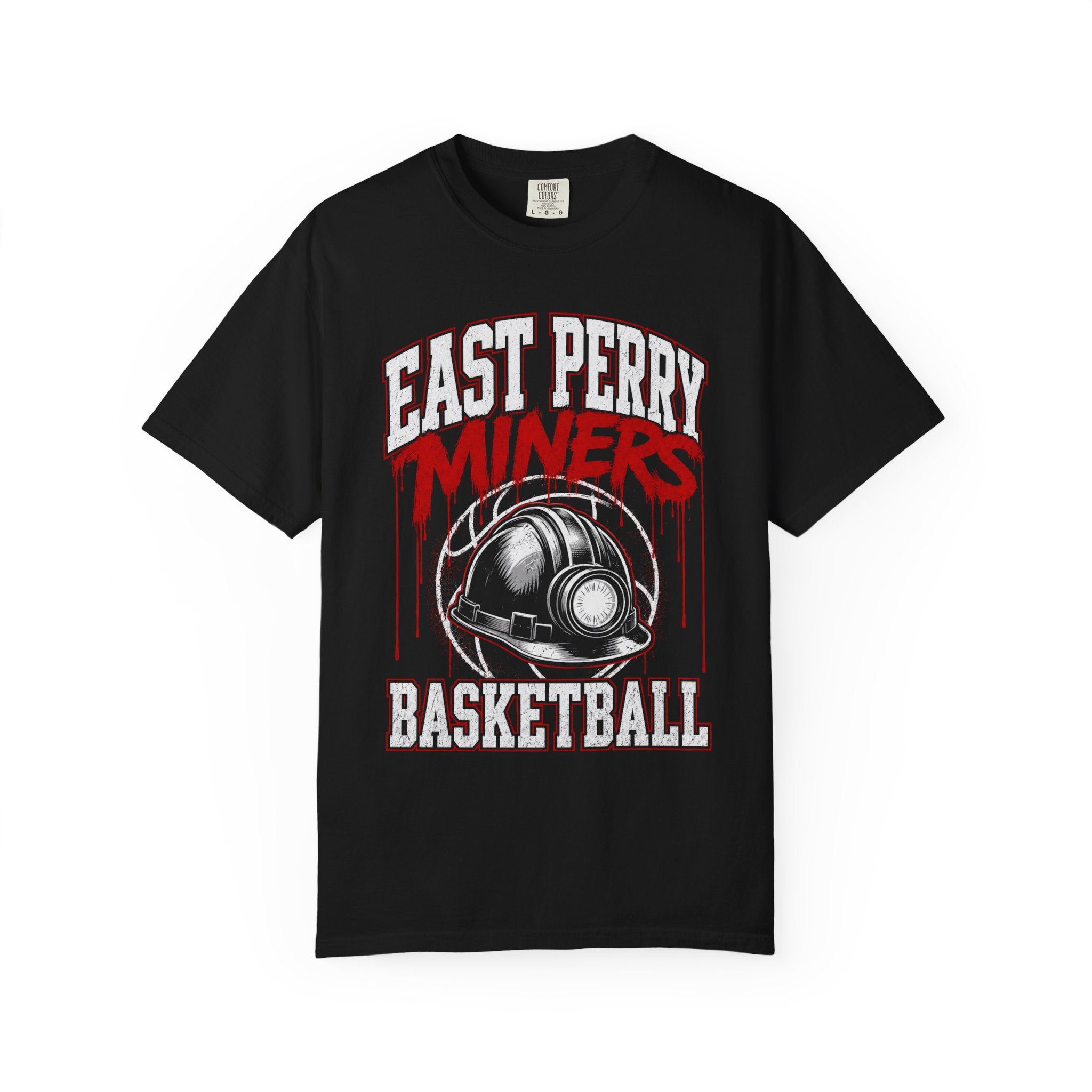East Perry Miners Basketball Graffiti T-Shirt