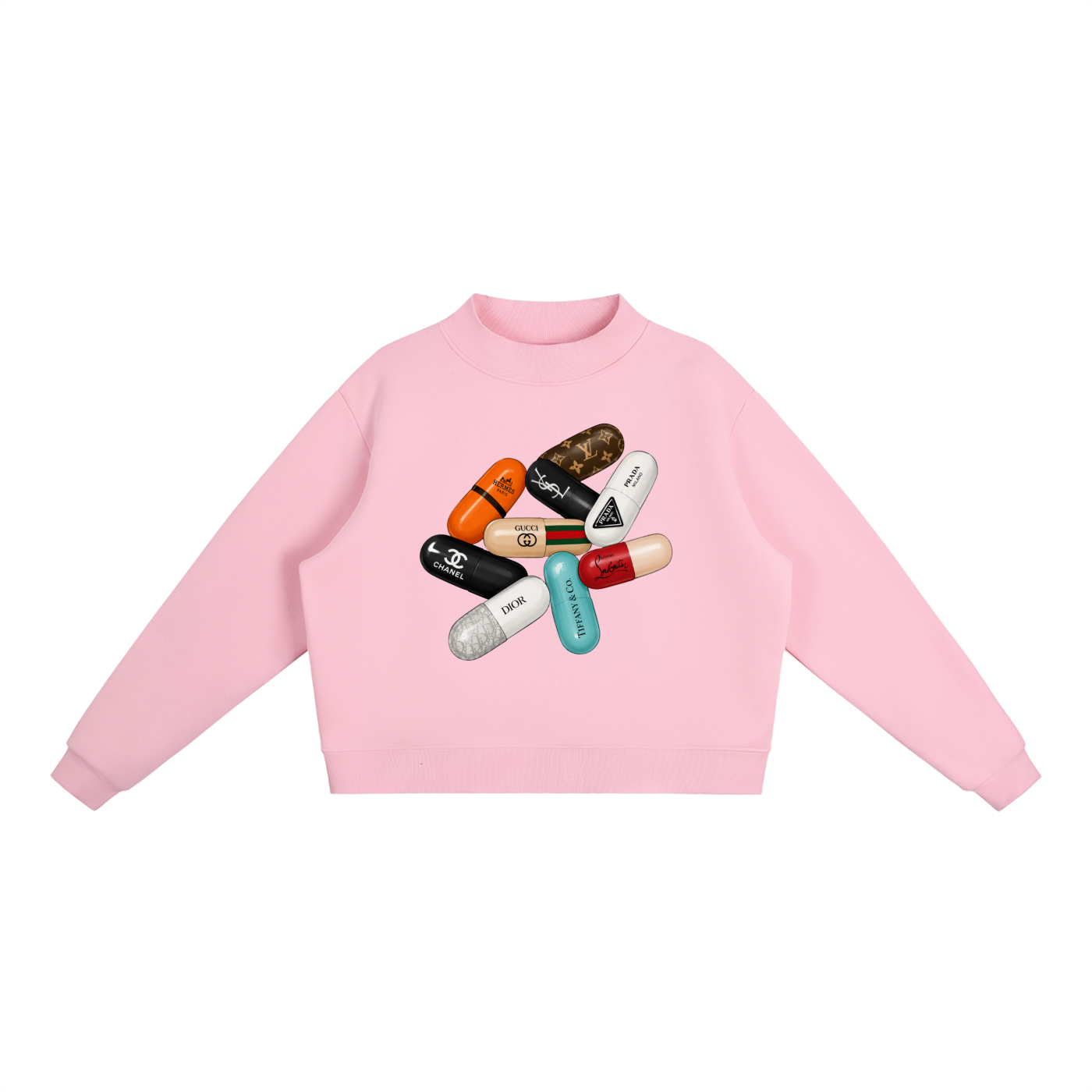 Designer Drugs Mock-Neck Sweatshirt