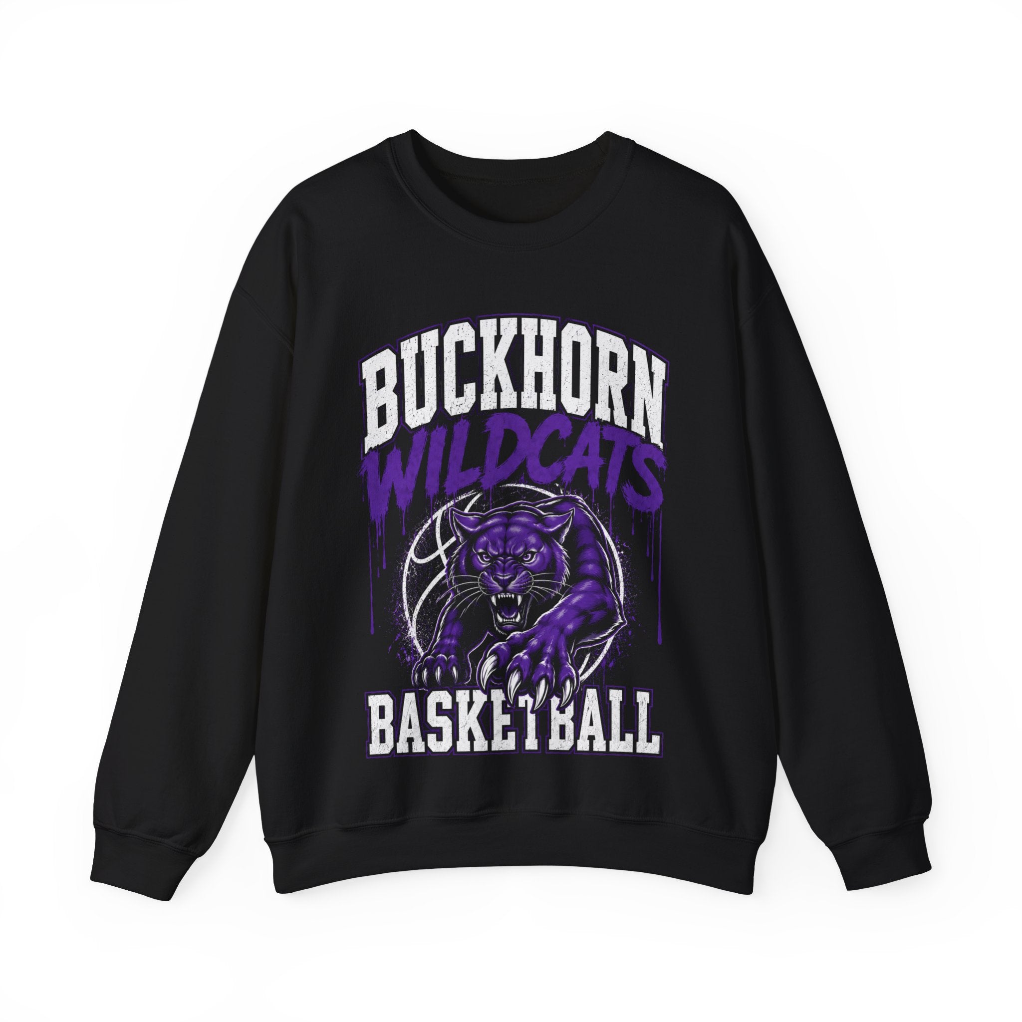 Buckhorn Basketball Graffiti Crewneck