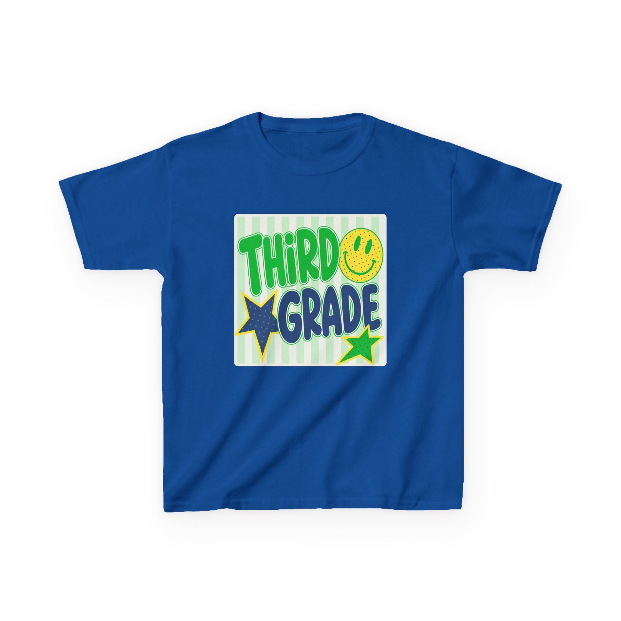 Third Grade Smiley Kids T-Shirt — Boys