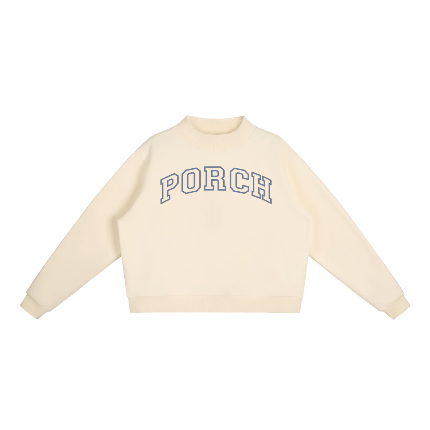 Porch Varsity Mockneck - Blue