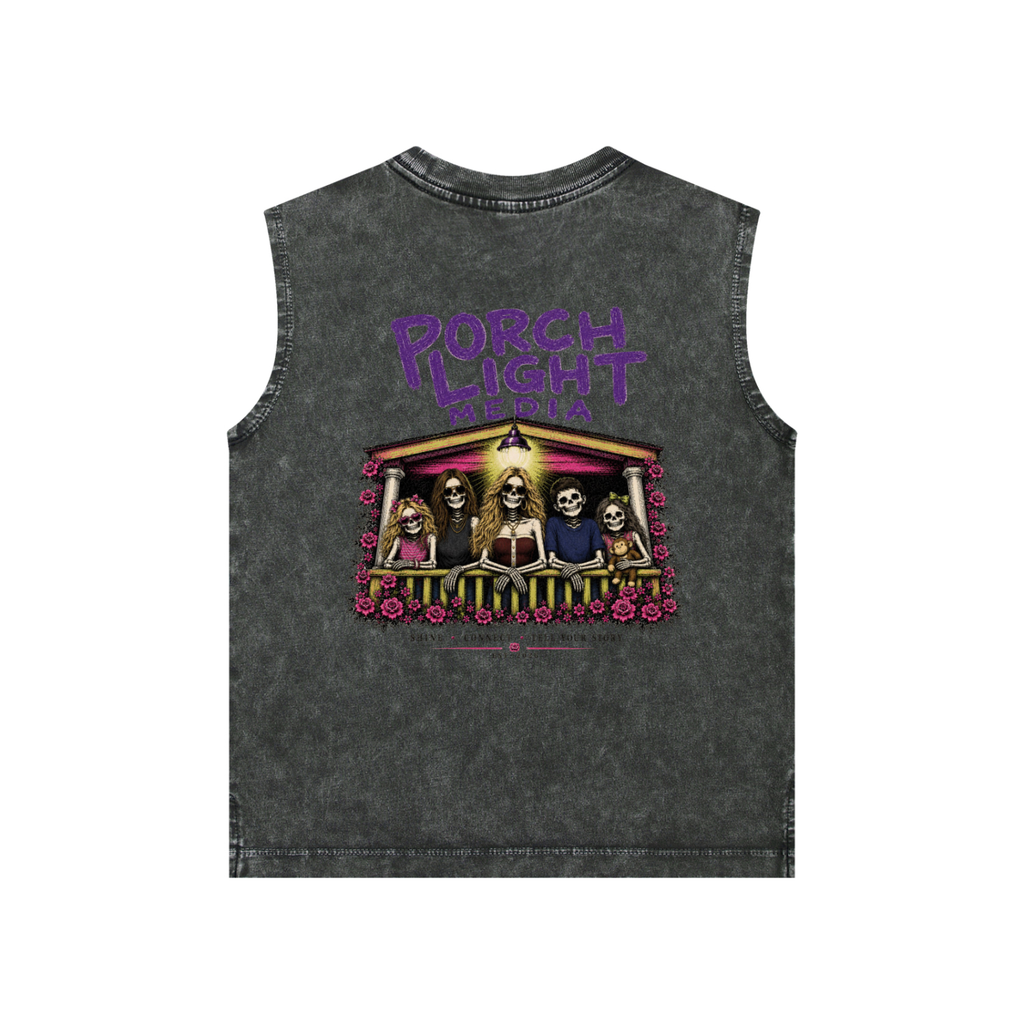 PLM Fam Snow Washed Kids' Tank Top