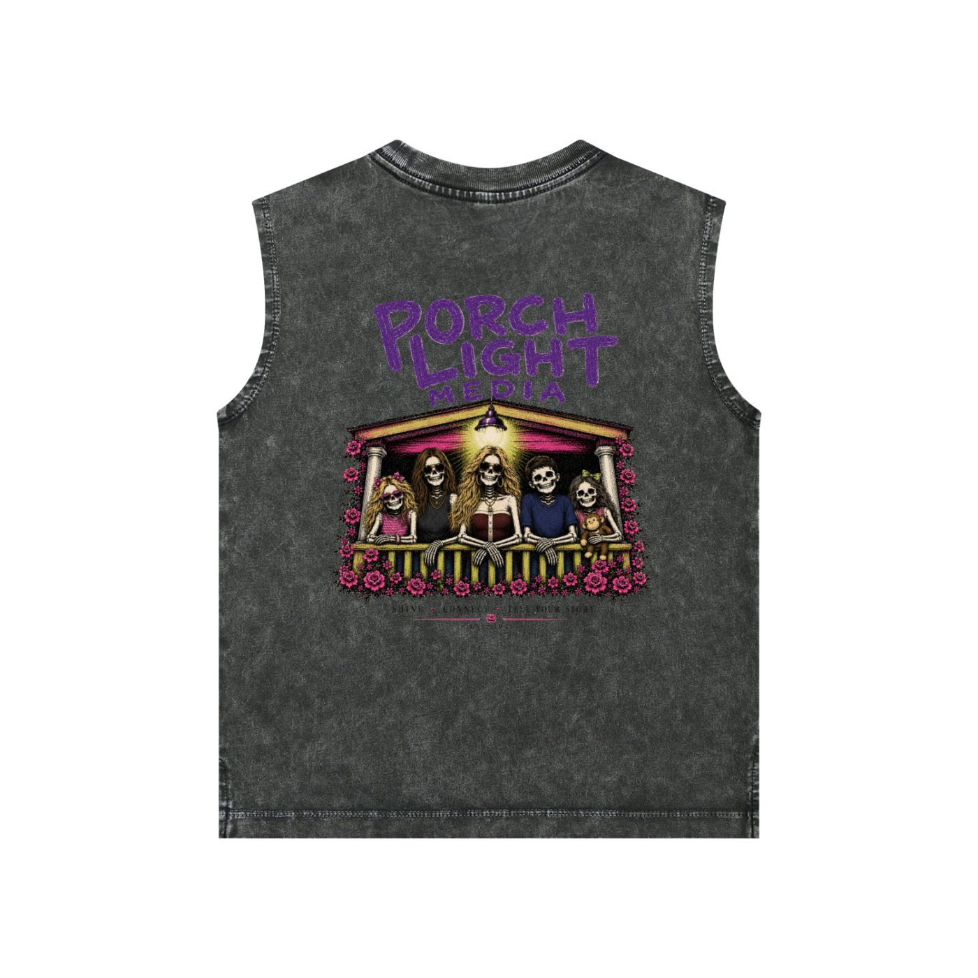 PLM Fam Snow Washed Kids' Tank Top