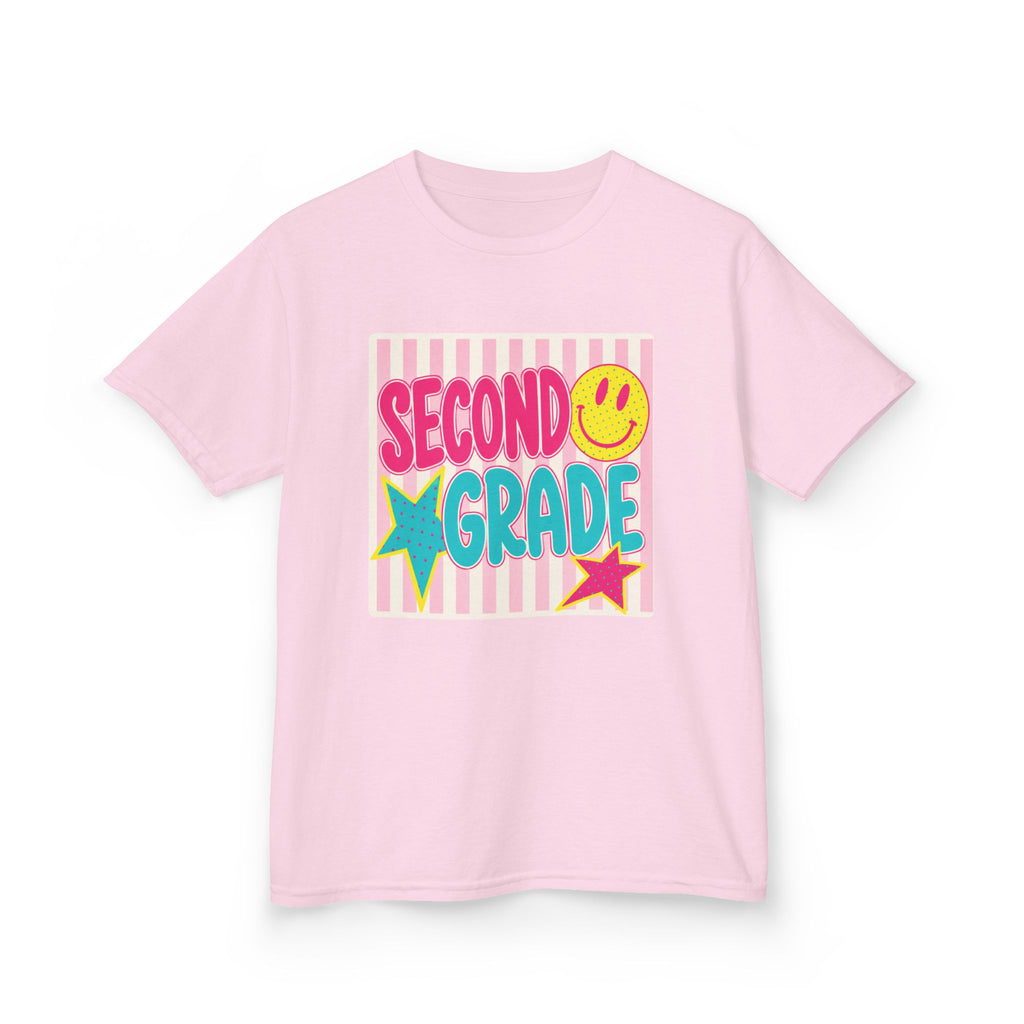 Second Grade Smiley Kids T‑Shirt — Girls