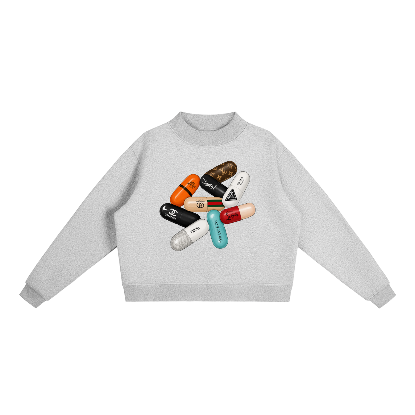 Designer Drugs Mock-Neck Sweatshirt