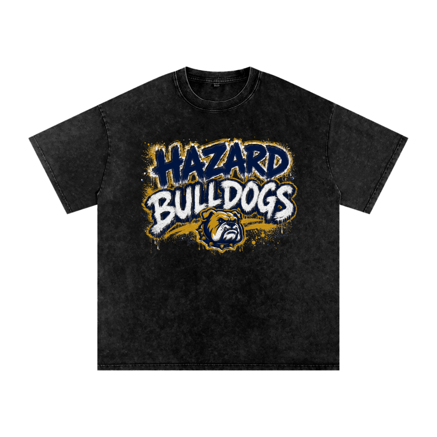 Hazard Heavyweight Snow Washed Oversized Tee