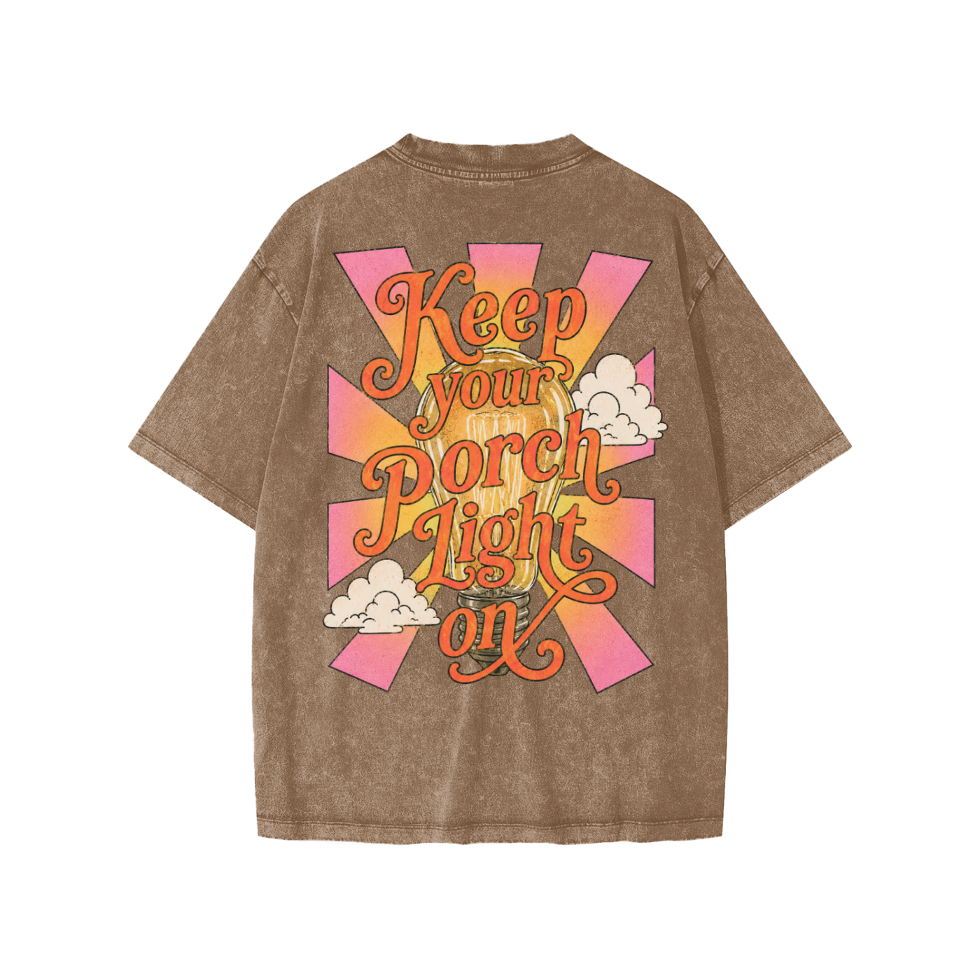 keep your porch light on - kids tee