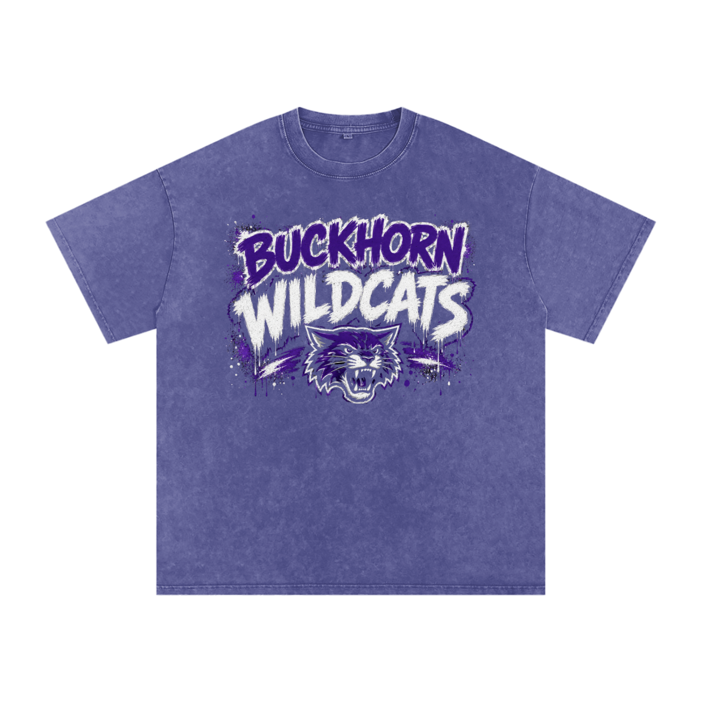 Buckhorn Heavyweight Snow Washed Oversized Tee