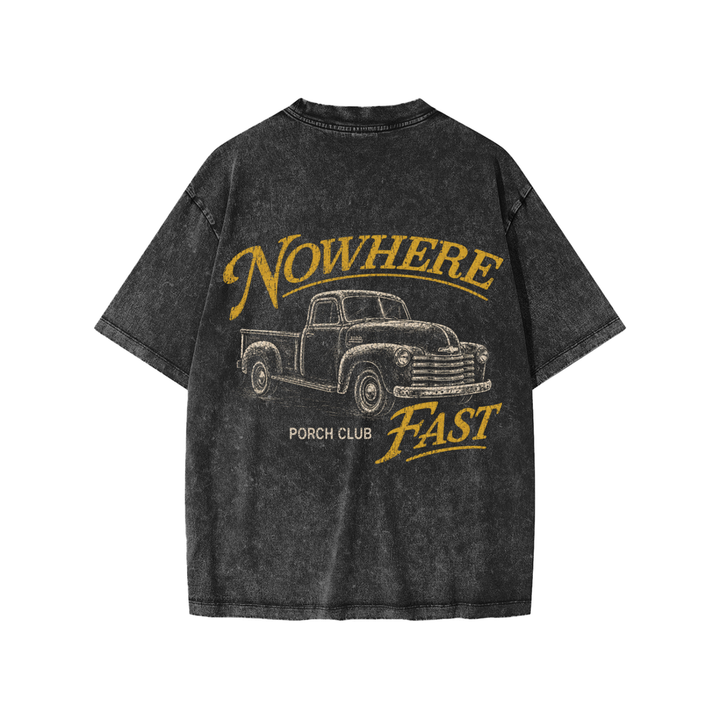 no where fast | porch club kids' tee