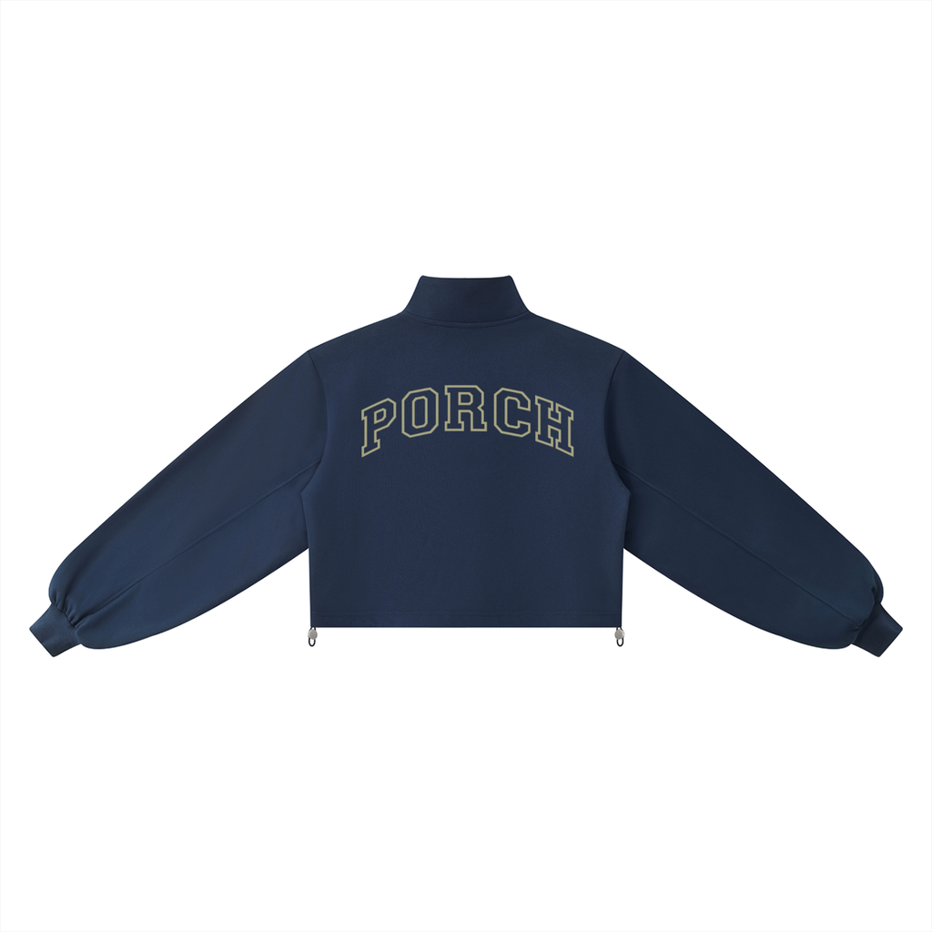 Porch Mockneck Quarter-Zip Sweatshirt - Sage