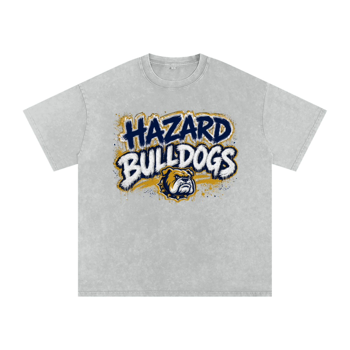 Hazard Heavyweight Snow Washed Oversized Tee