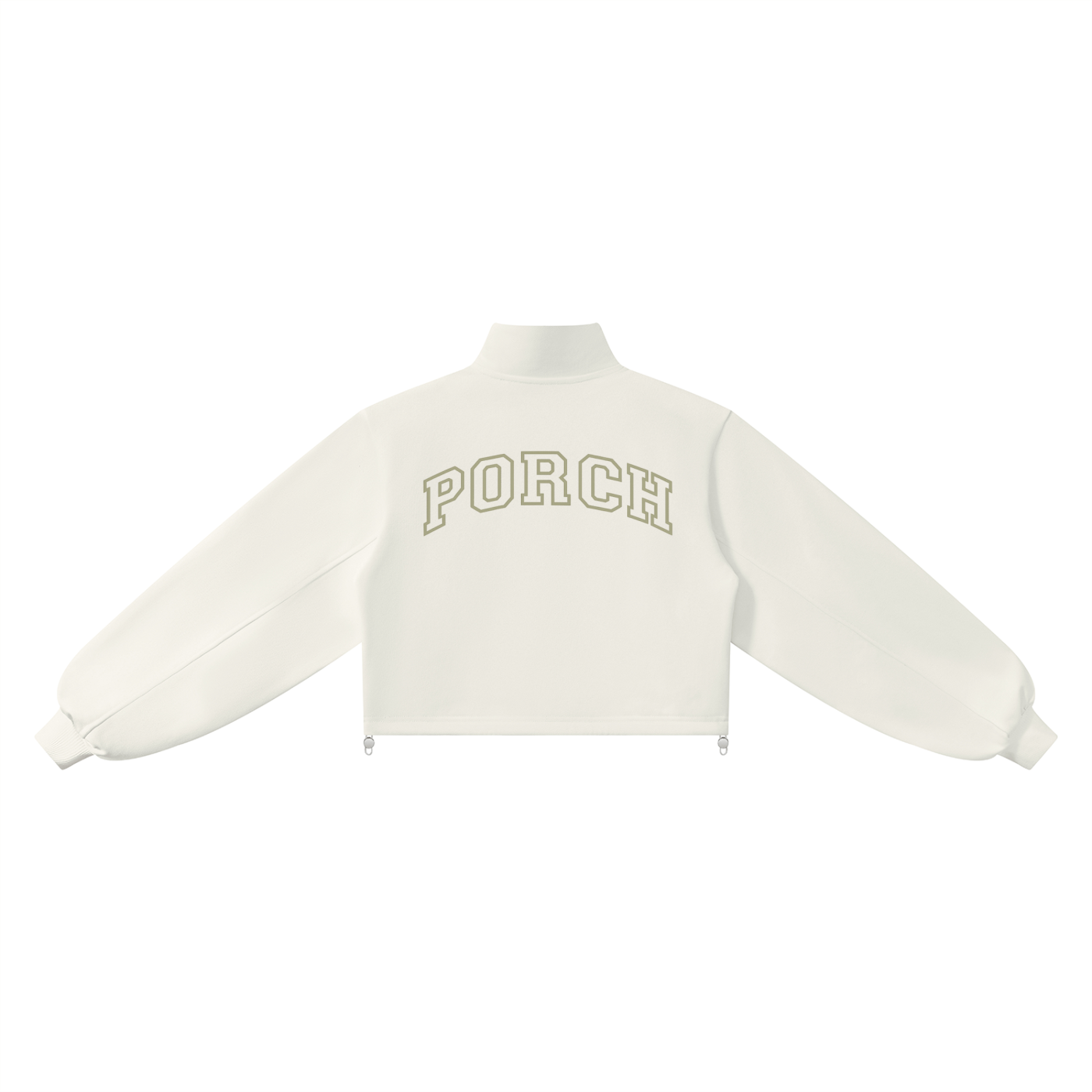 Porch Mockneck Quarter-Zip Sweatshirt - Sage